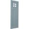 Ekena Millwork True Fit PVC San Antonio Mission Style Fixed Mount Shutters, Peaceful Blue, 15W x 77H, PR TFP001ST15X077SB - alternate 11